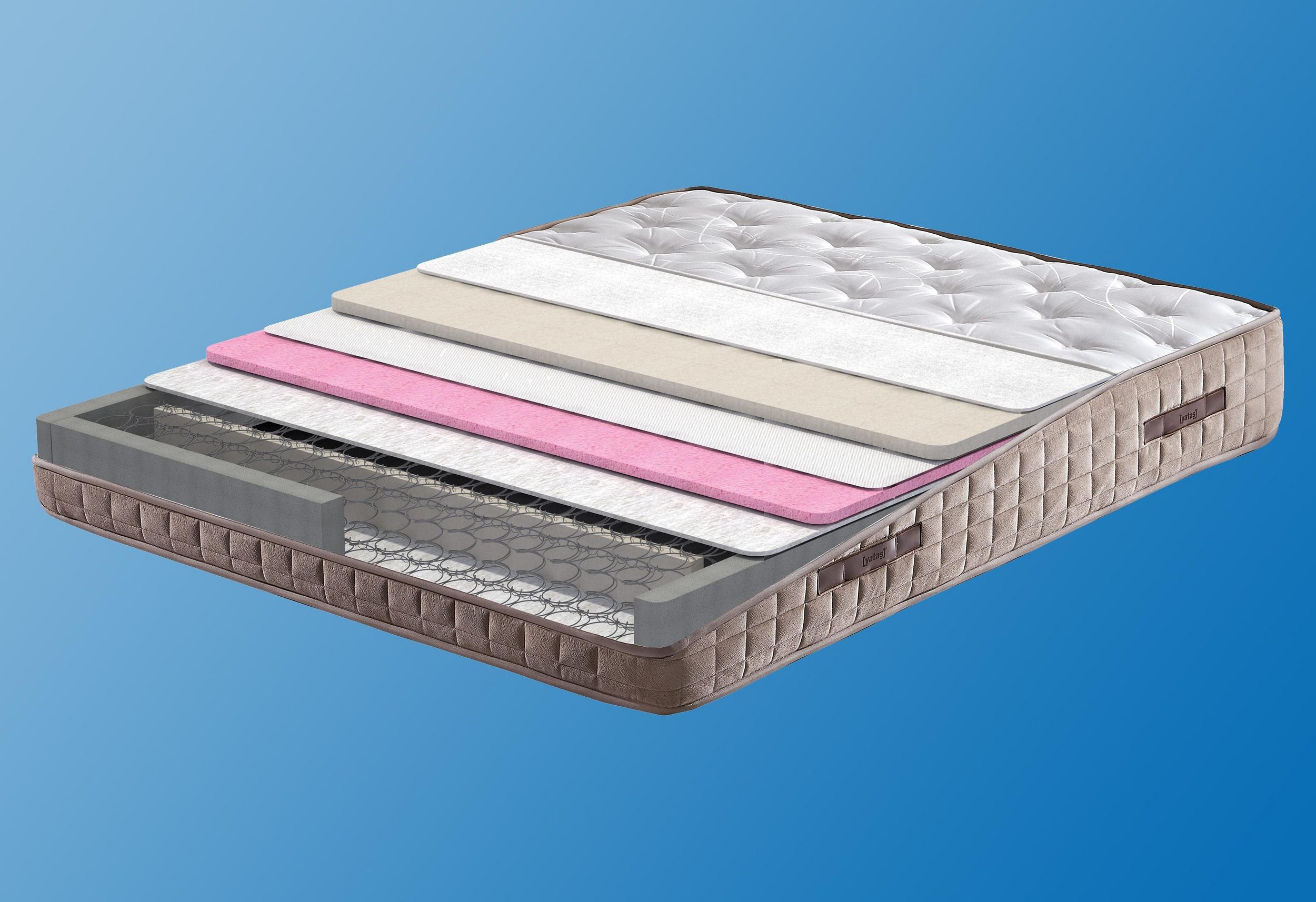 Bonnellfederkernmatratze MAJESTÄT LUXUS von YATAS - YATAS