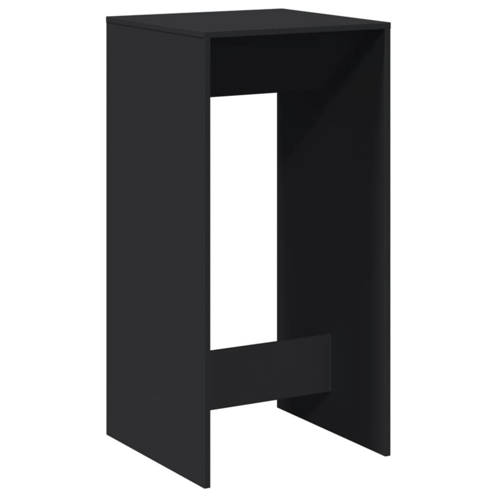 vidaXL Esstisch Bartisch Schwarz 51x50x103,5 cm Holzwerkstoff (1-St)