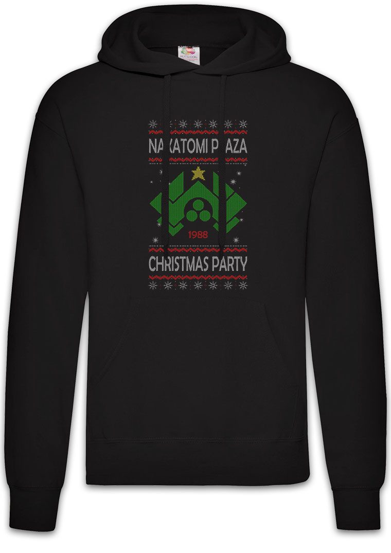 Hoodie Nakatomi Plaza Christmas Herren Hoodie Merry Hard Santa Die Langsam