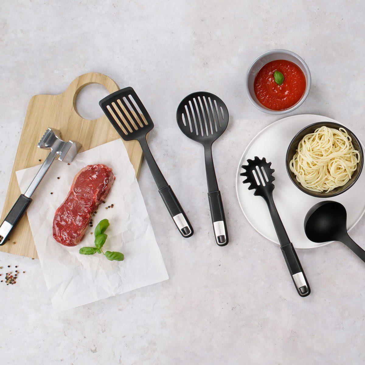 FACKELMANN Dosenöffner mit Soft-Touch, Drehgriff