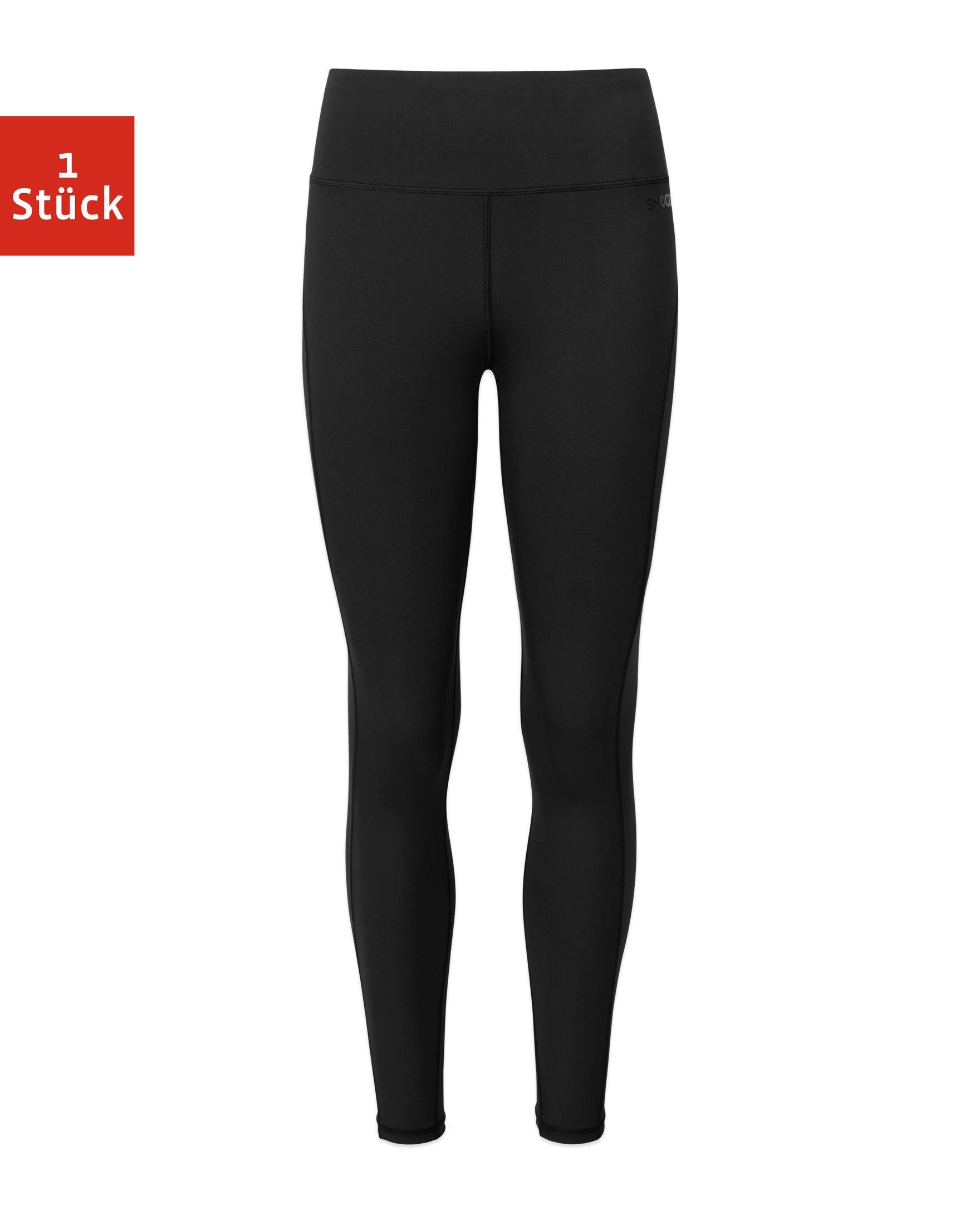 SNOCKS Highwaist Leggings Sportleggings Trainingshose für Damen (1-tlg) aus blickdichtem Stretchmaterial, ohne kratzenden Zettel