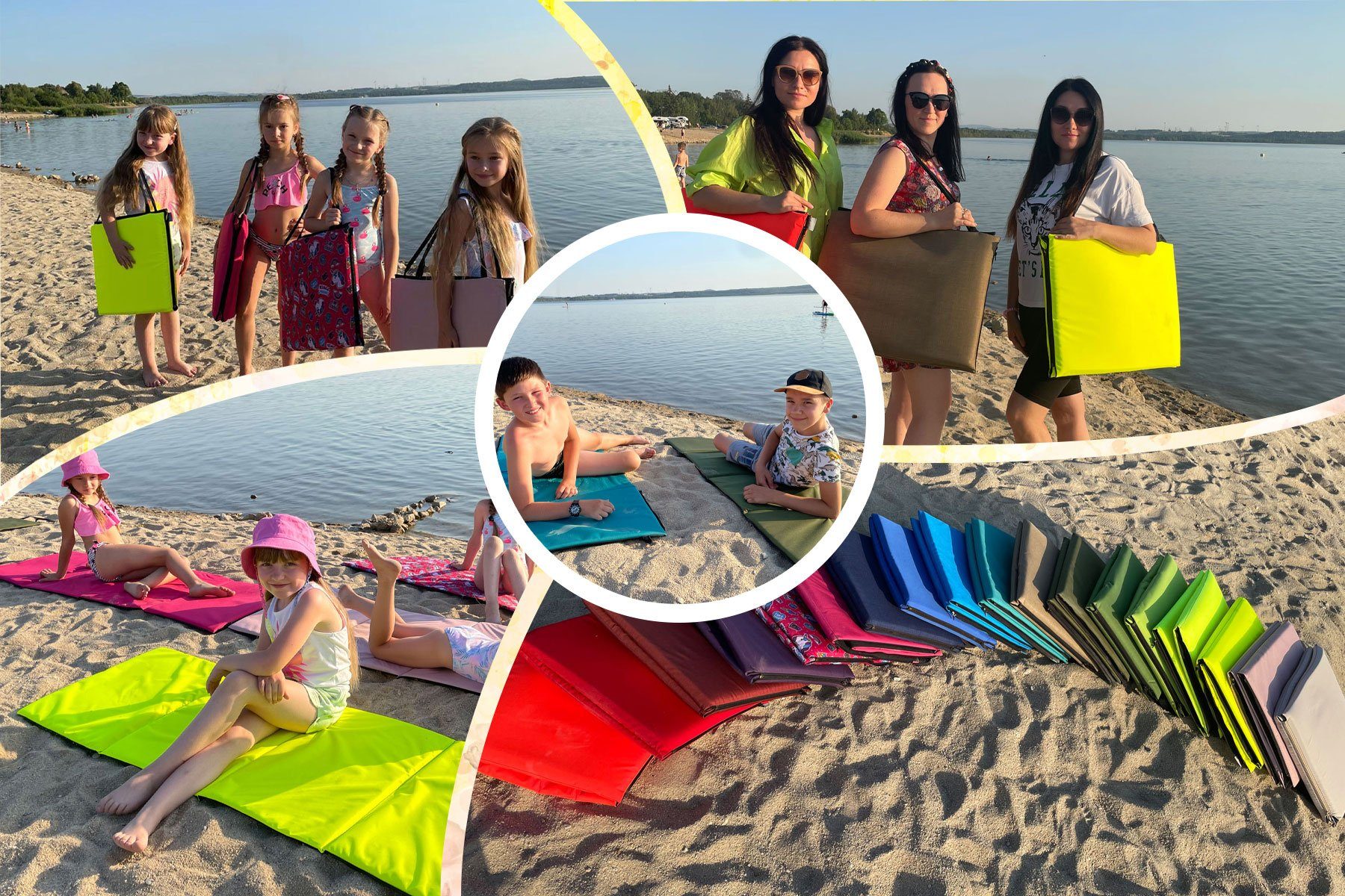 Klappmatratze Strandmatte Strand Matratze Tragetasche Campingdecke günstig online kaufen