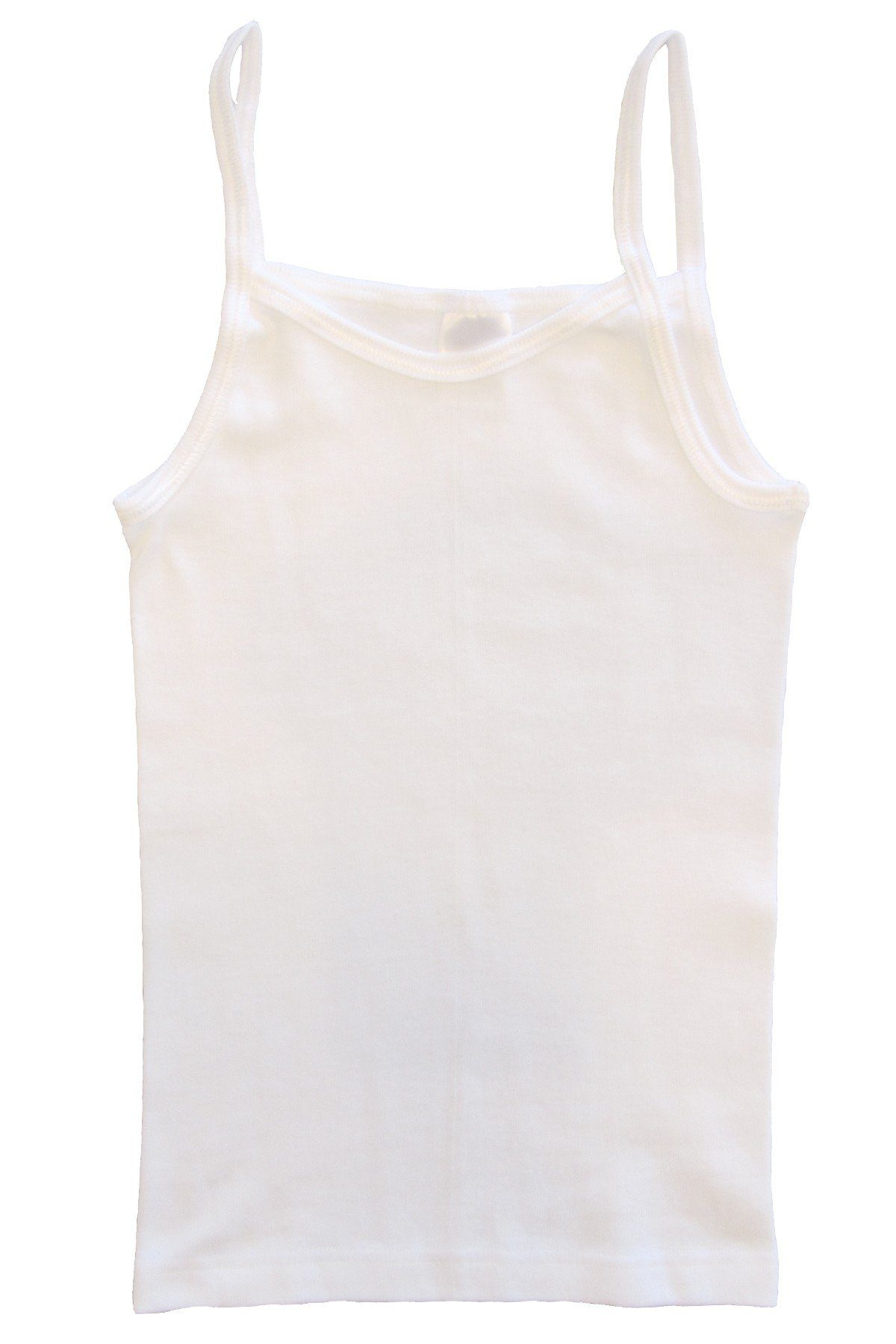 HERMKO Achseltop 2460 100 % Bio-Baumwolle, Trägerhemd, Spaghettiträger, Top, basic, weich