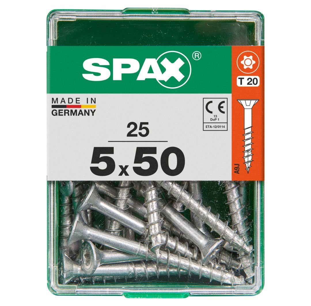 SPAX Holzbauschraube Spax Universalschrauben 5.0 x 50 mm TX 20 - 25
