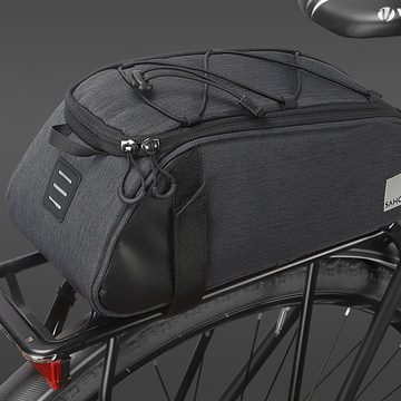 GelldG Fahrradtasche Fahrrad Gepäckträgertasche, 7L Wasserdichtes Rücksitz Tasche