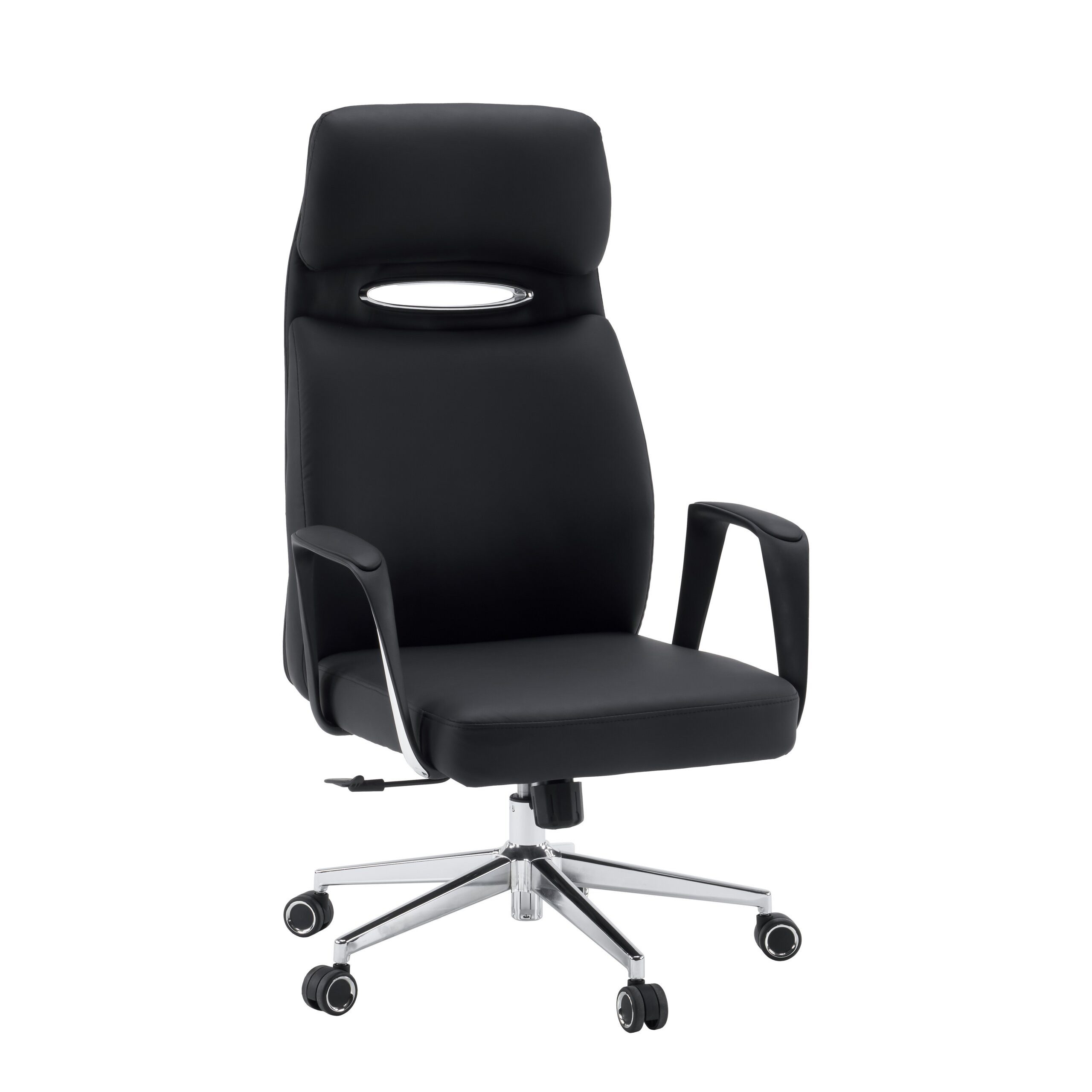 hjh OFFICE Chefsessel Profi Chefsessel Velvet Eco Kunstleder, Drehstuhl Bürostuhl ergonomisch