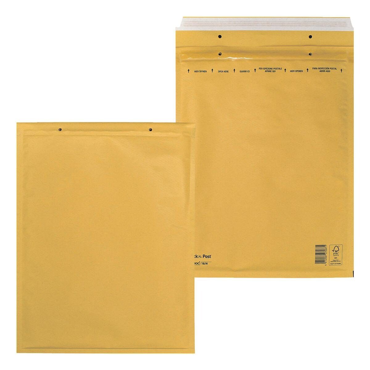 MAILMEDIA Versandtasche airpoc®, mit PE-Luftpolsterung, 29,2x37 cm, ohne Fenster, Haftklebung
