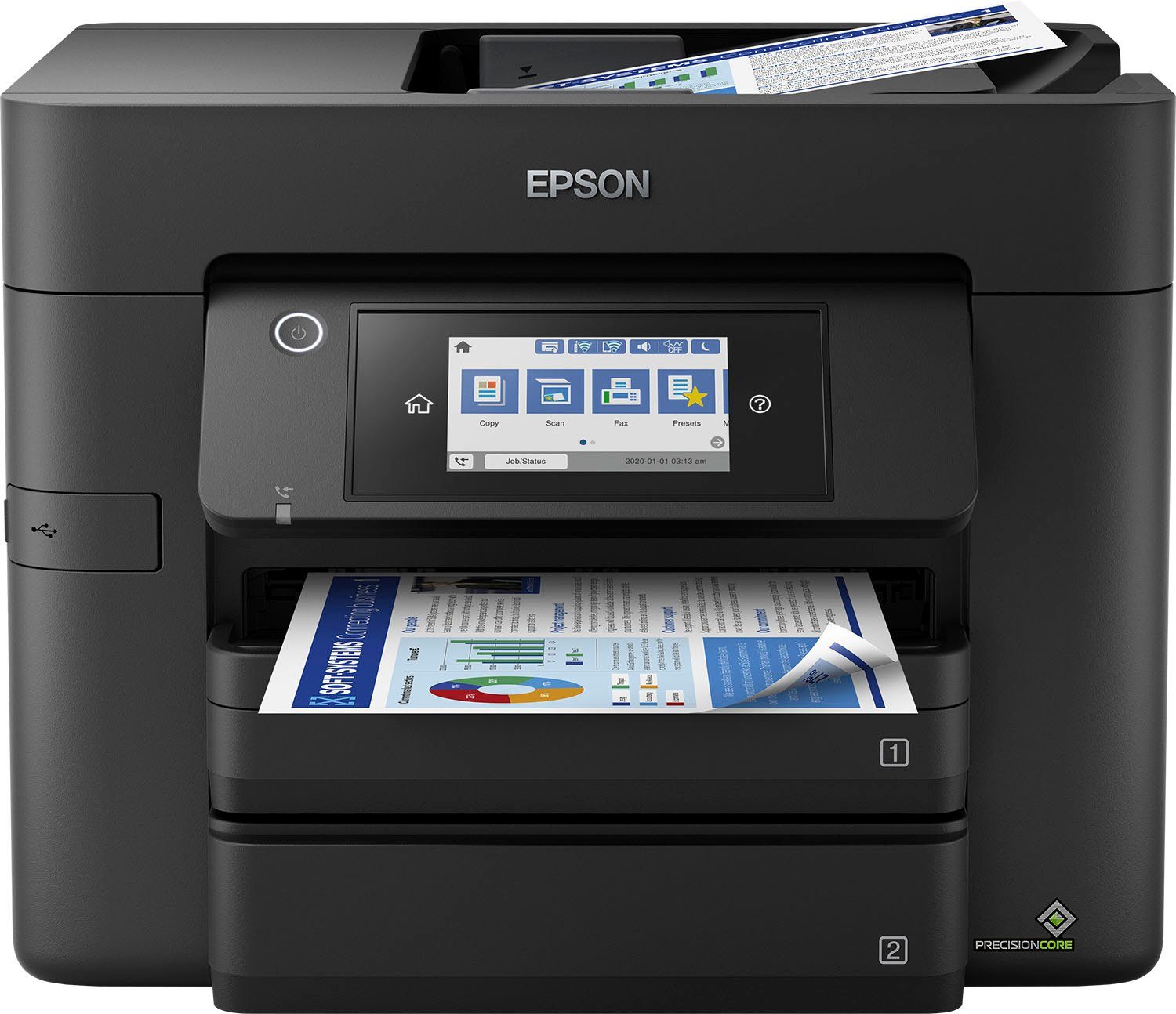 Epson WorkForce Pro WF-4830DTWF Multifunktionsdrucker, (LAN (Ethernet), WLAN (Wi-Fi)