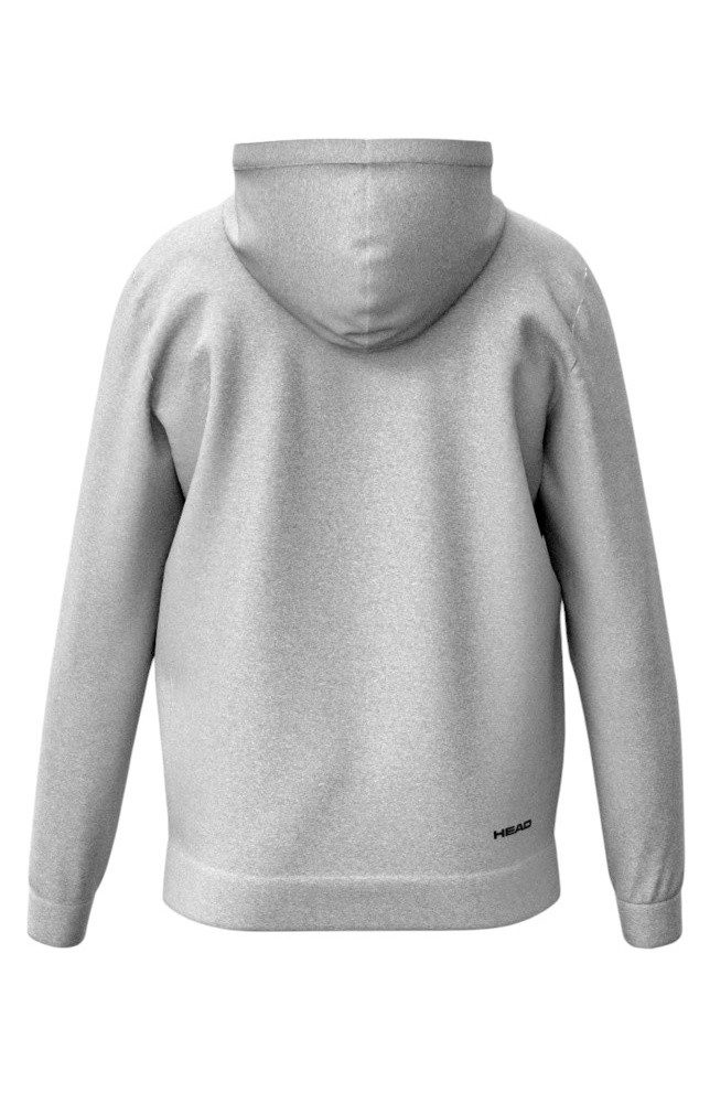 Head Kapuzenpullover Club Original Hoodie Full Zip (Mischgewebe) 2025 grau Herren