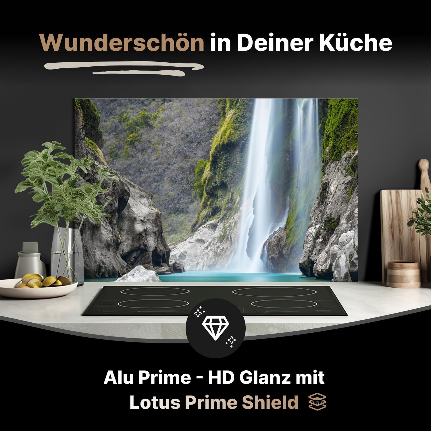Rückwand24 Spritzschutz Spritzschutz Küchenrückwand Alu Glanz günstig online kaufen