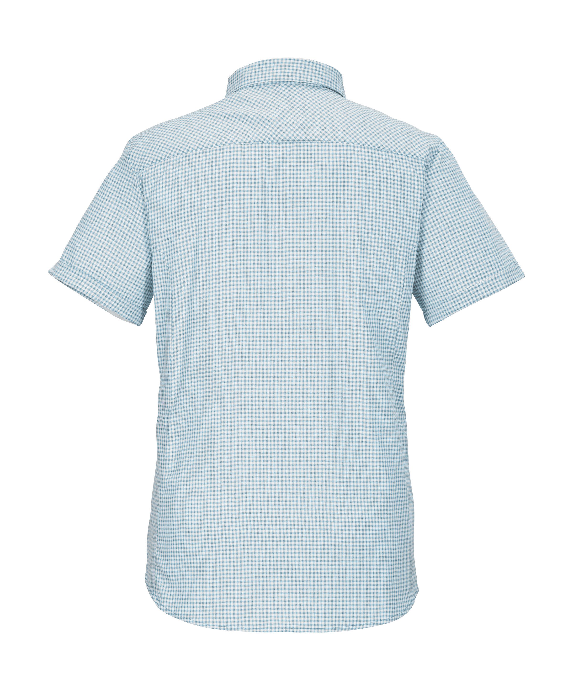 Killtec Funktionshemd KOS 368 WMN WVN SHRT Karierte, wasserabweisende, atmungsaktive Bluse