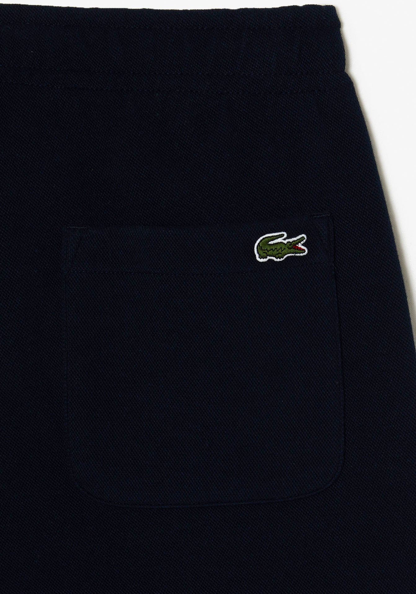 mit Lacoste Navy Markenlabel Wirkhose