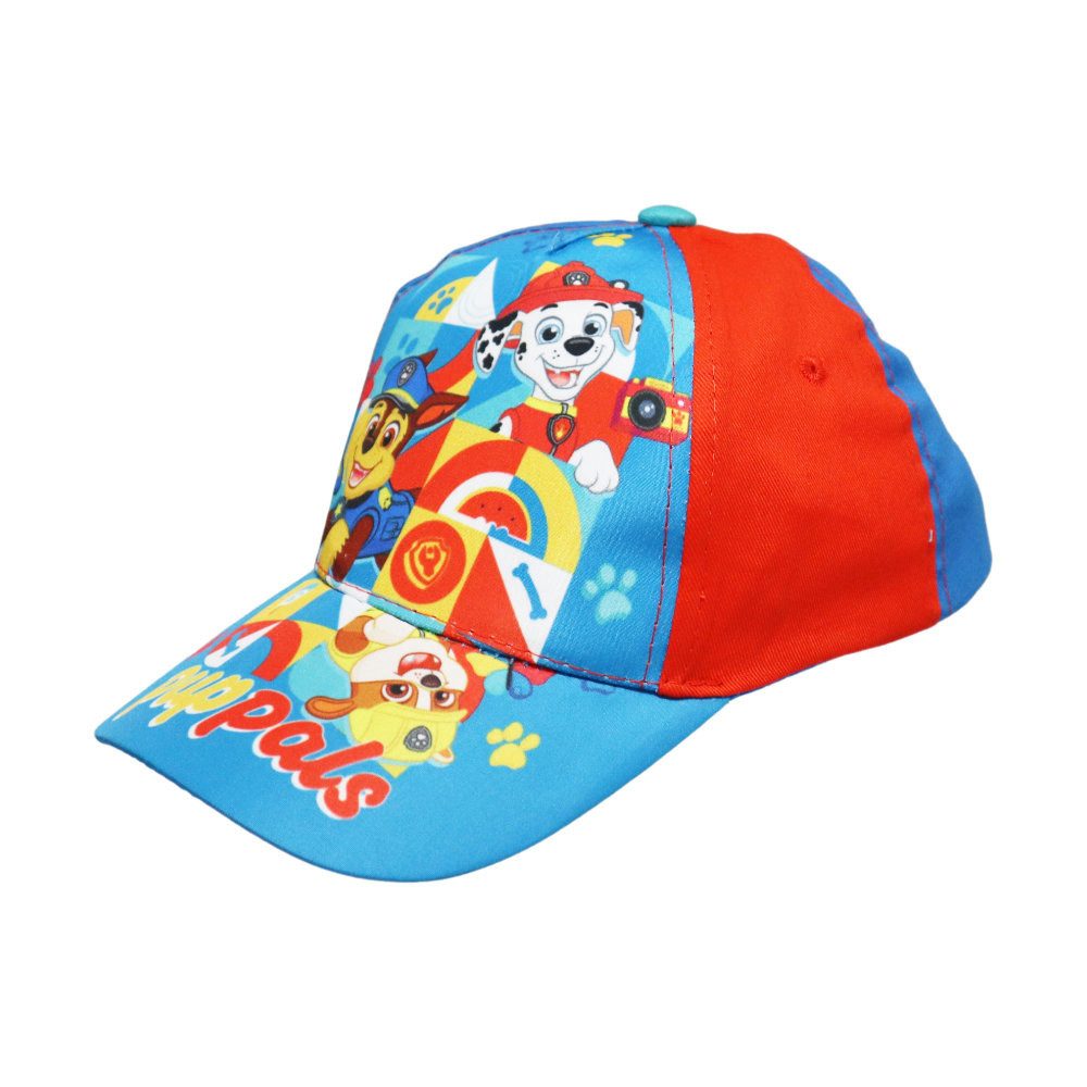 PAW PATROL Baseball Cap Paw Patrol Chase Rubble Kinder Jungen Basecap Baseball Kappe Gr. 52 bis 54 Baumwolle