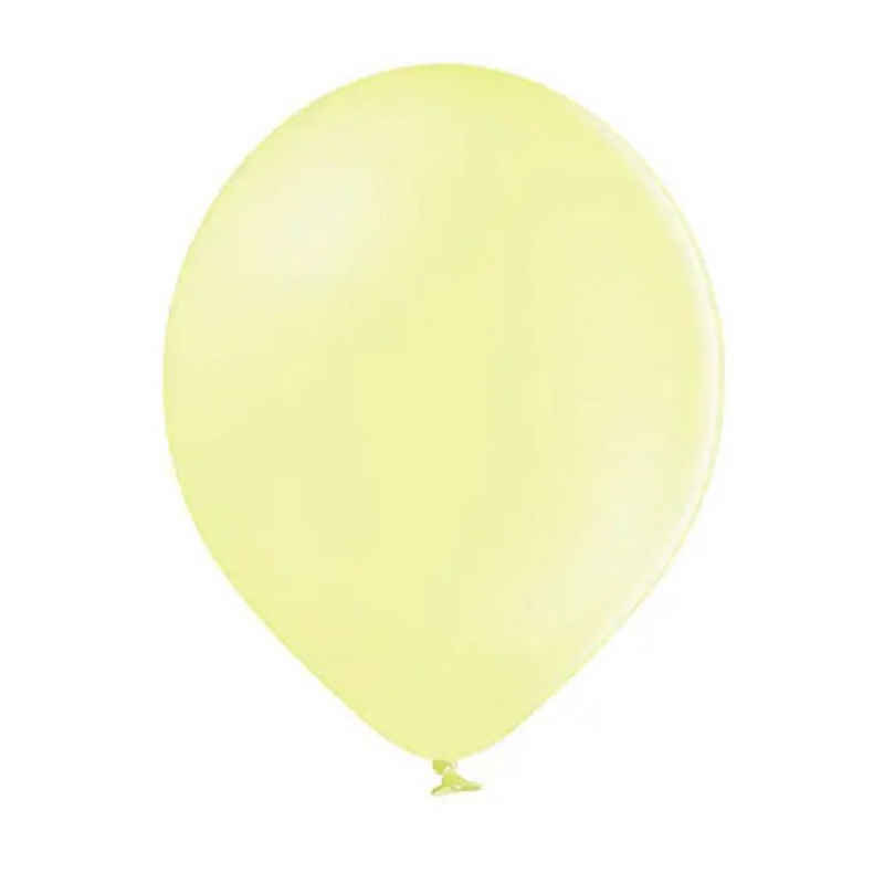 Kiids Folienballon Luftballons pastell hellgelb