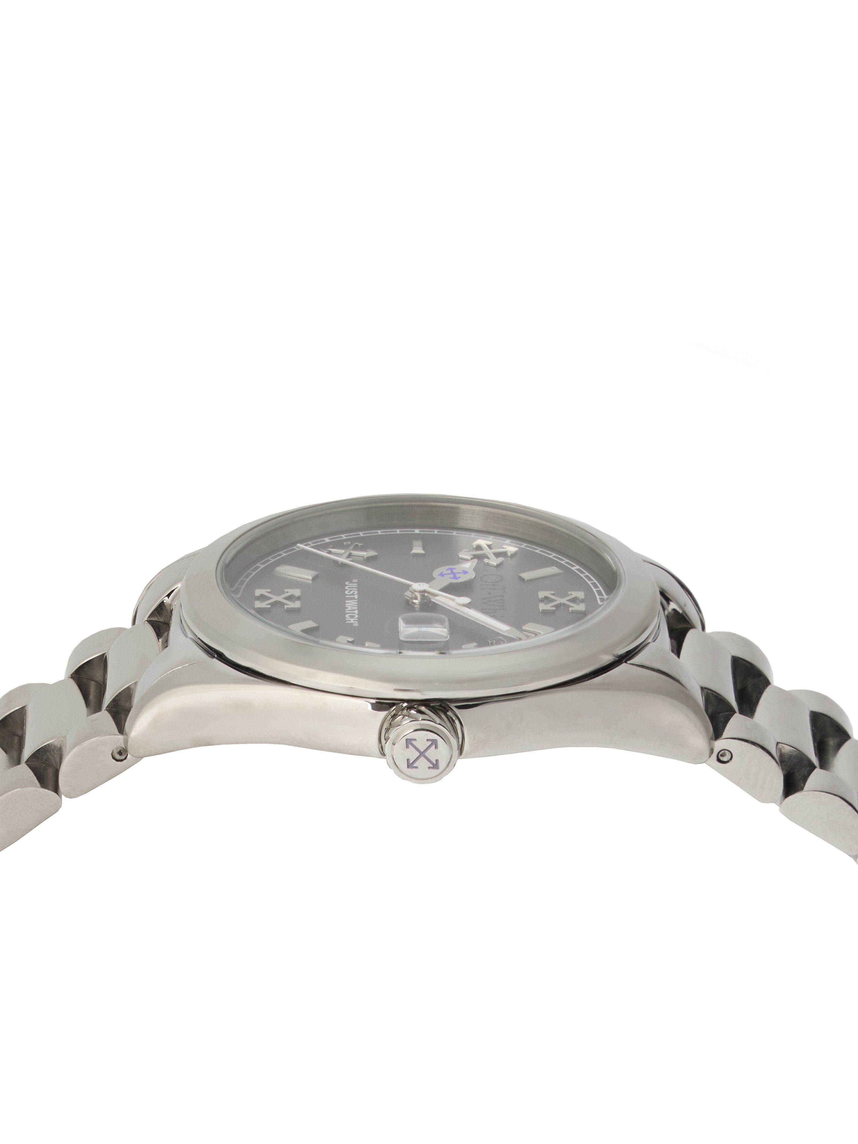 OFF-WHITE Quarzuhr CROSSING OW1L036M0055, Armbanduhr, Damenuhr, Edelstahlarmband, analog, Tag