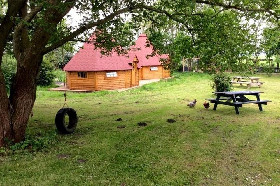 Xlmoebel Grillkota Grillpavillon Grillhütte Grillkota Holzpavillon Holzhaus, Made in Europa