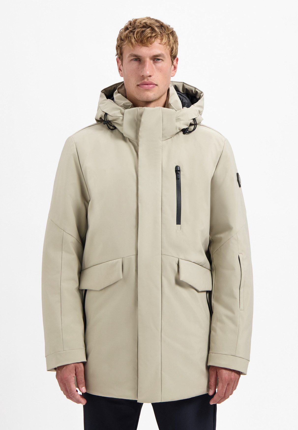 NO EXCESS Parka No Excess Langer Parka mit Kapuze MIKE Jacket