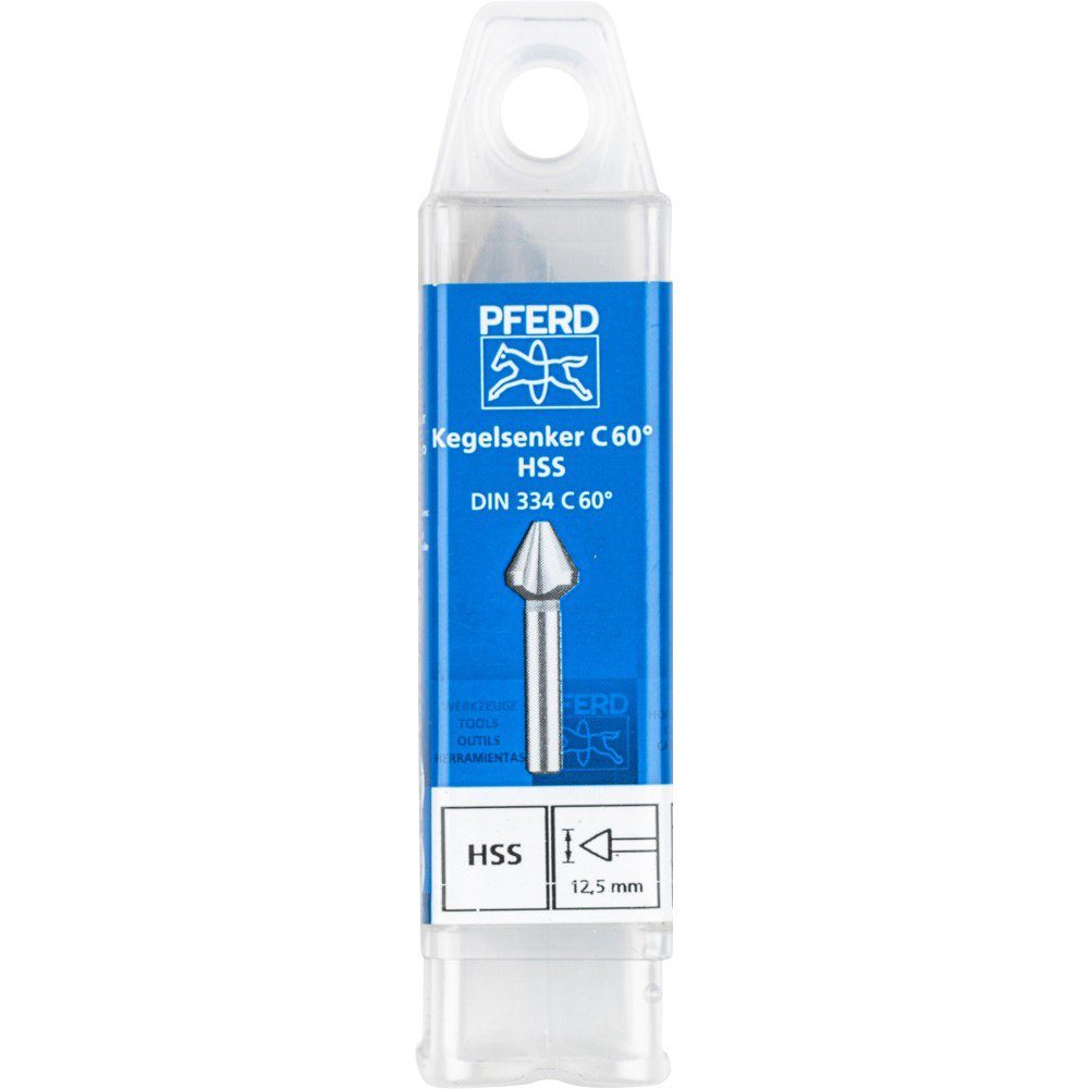 Thumbnail - Pferd Senkbohrer PFERD KES HSS DIN 334 C60° 12,5 25202164 Kegelsenker 12.5 mm HSS 1