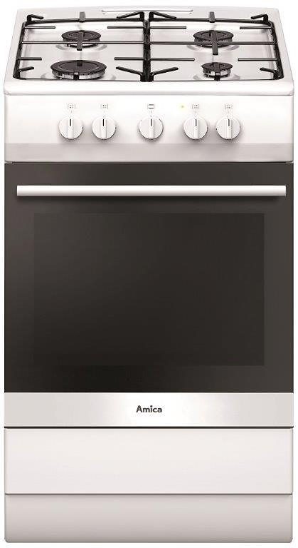 Amica Gas-Standherd SHGG 11502 W, Energieklasse A, 50 cm breit - Amica