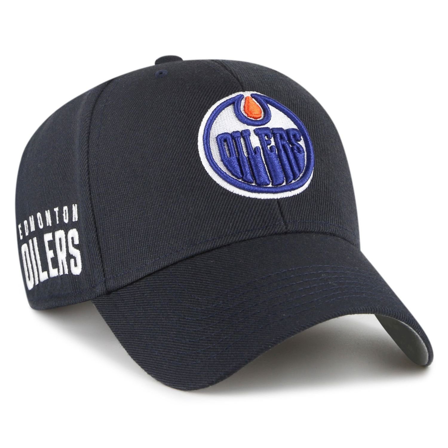 SURE Oilers Brand Curved Edmonton '47 Cap SHOT Snapback