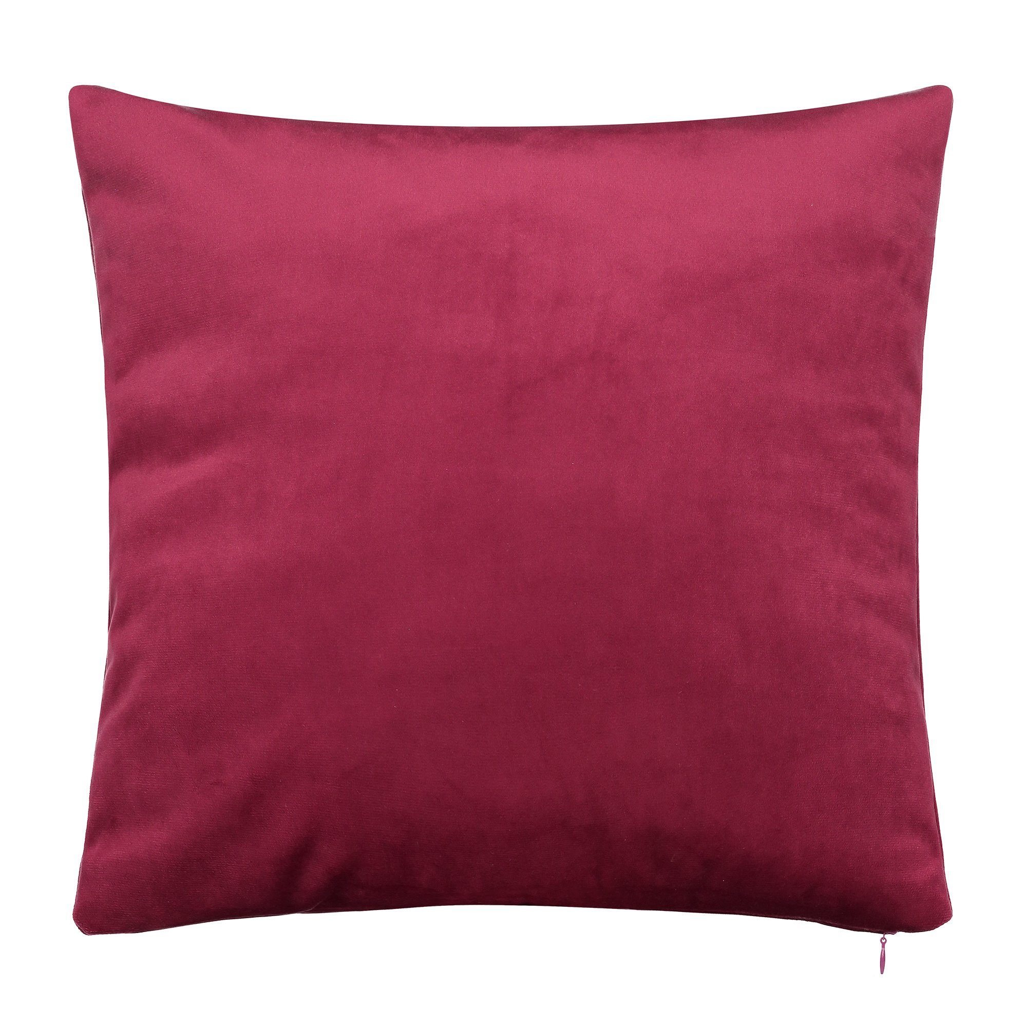 BARBONS Kissenbezug Stilvolle Kissenbezüge aus samtigem Stoff, Kissenhülle, günstig online kaufen