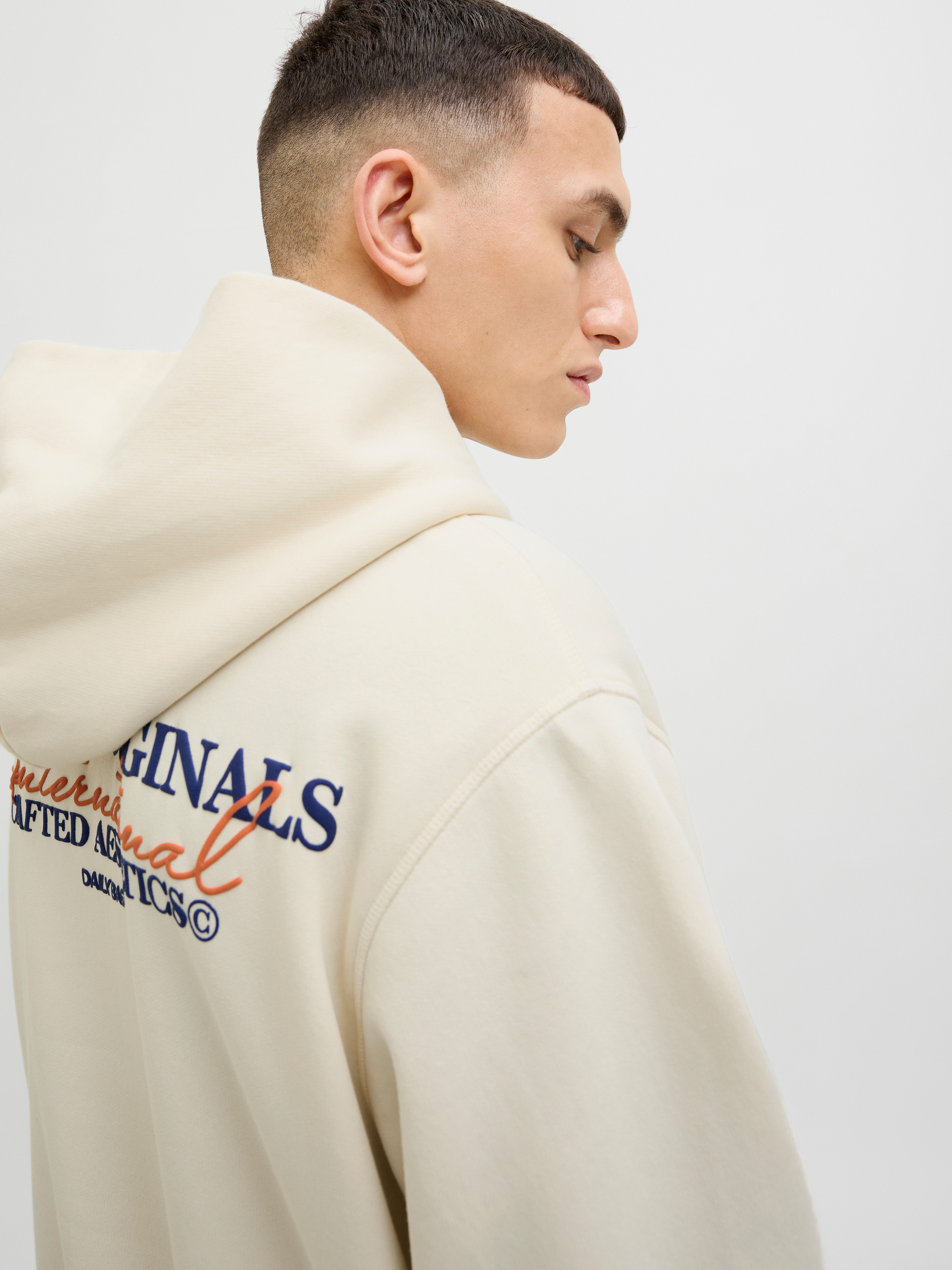 Jack & Jones Herren Hoodie Kapuzenpullover JORISLINGTON BACK SWEAT HOOD- Re günstig online kaufen