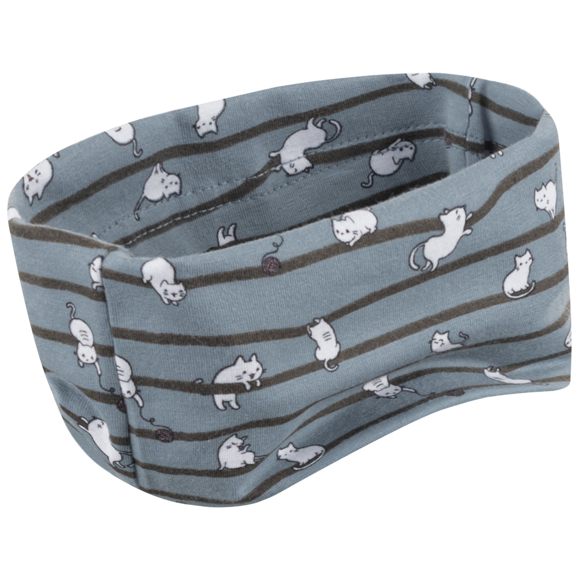 F.P.H. Maja Mütze & Schal Übergangsmütze Schlauchschal Beanie Stoffmütze Mädchenmütze Loop mit Baumwolle gefüttert