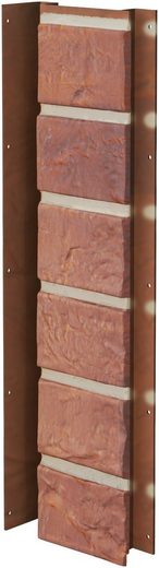 Baukulit VOX Verblender »Solid Brick Bristol Innenecke«, BxL: 9,2x42 cm, (Set, 4-tlg) rot