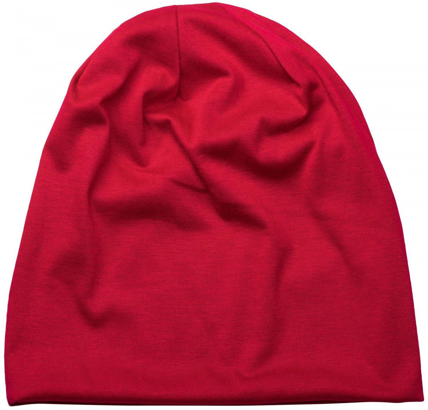 Mütze Beanie (1-St) styleBREAKER Slouch Rot Beanie Uni