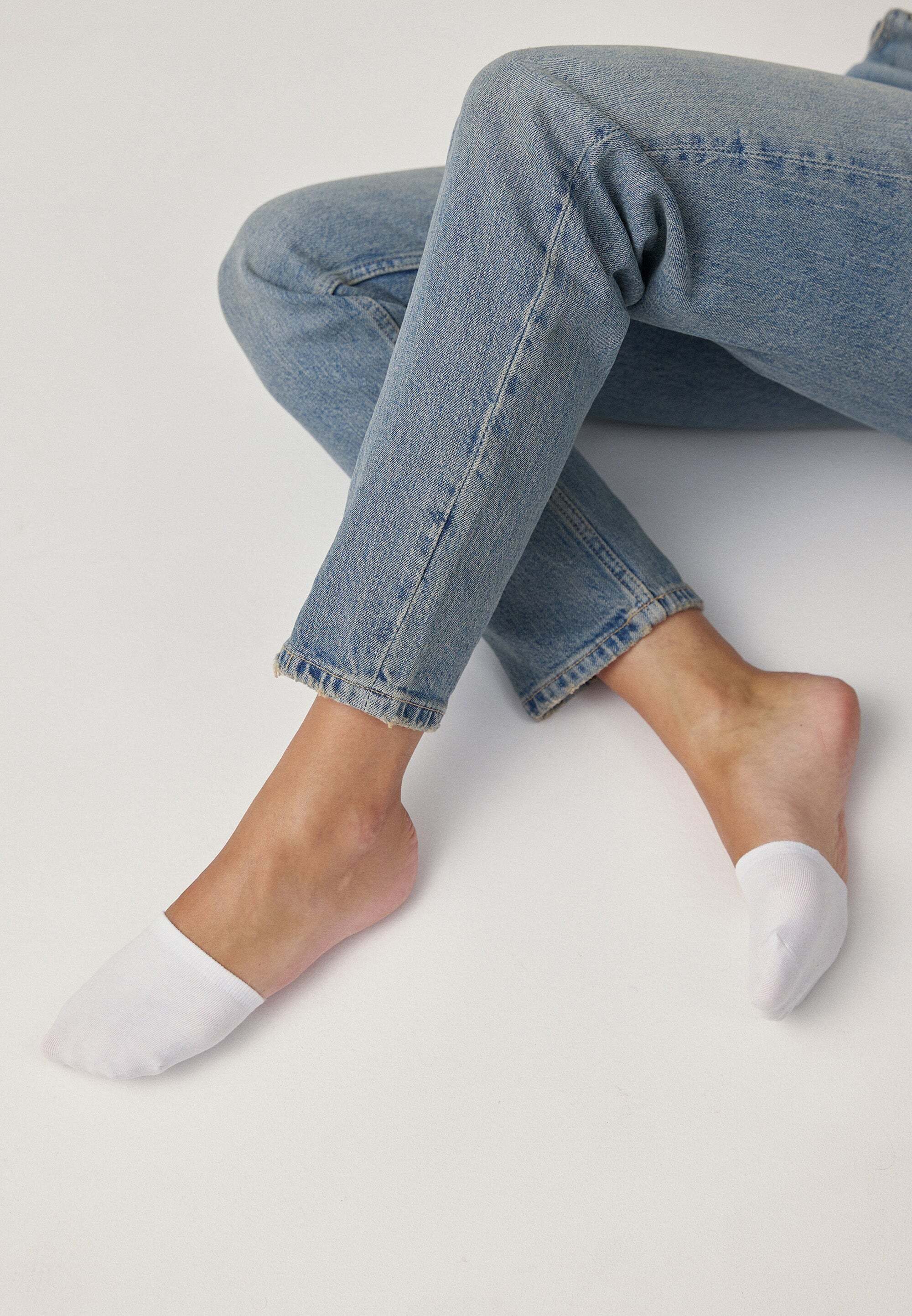 SNOCKS Füßlinge Vorfuß Socken, Zehensocken (2-Paar) unsichtbar in Highheels und Slippern