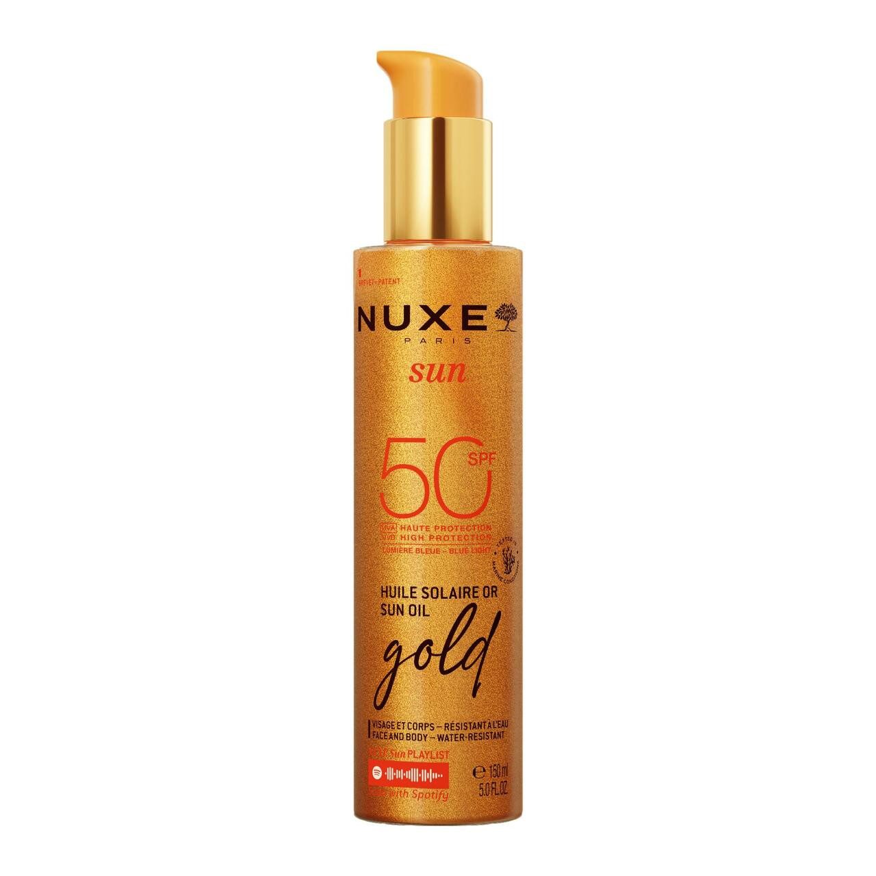 Nuxe Sonnenschutzöl Sun Huile Soliare Or SPF 50, für Всі Hauttypen