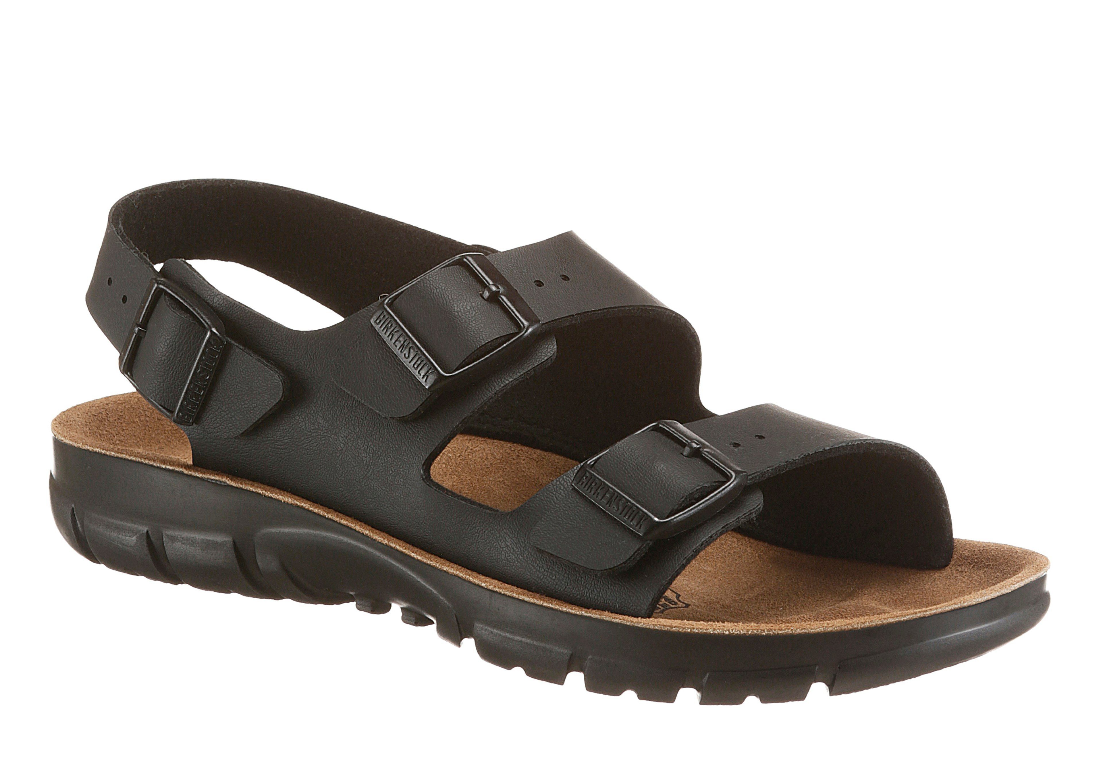 Birkenstock Herren Tunis Sandalen Schwarz