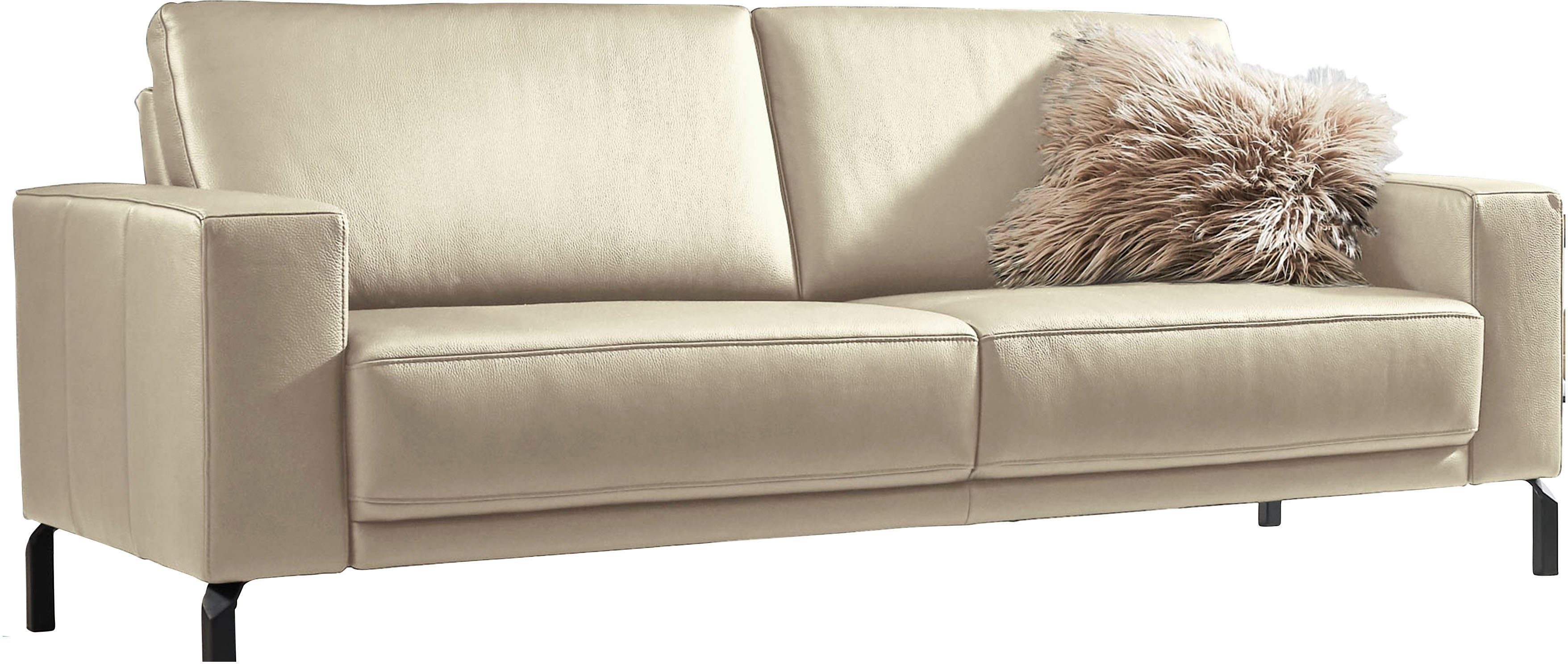 Home affaire 2-Sitzer Apiro, auch mit motorischem Sitzvorzug, Dickleder, Federkern