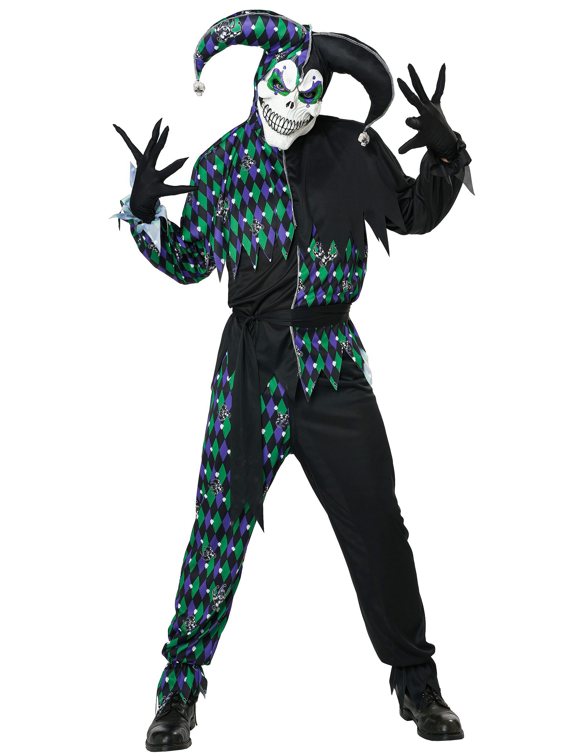 California Costumes Clown-Kostüm Horror-Clown-Kostüm für Erwachsene, Deluxe