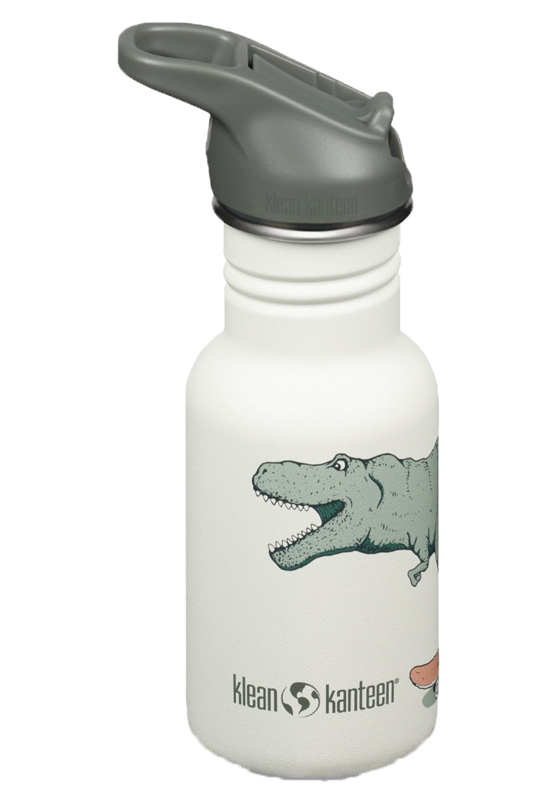 Klean Kanteen Babyflasche Kid Classic 355ml Flip Sport Cap, Fröhliche bunte Trinkflaschen für Kita, Schule, Sport und Freizeit