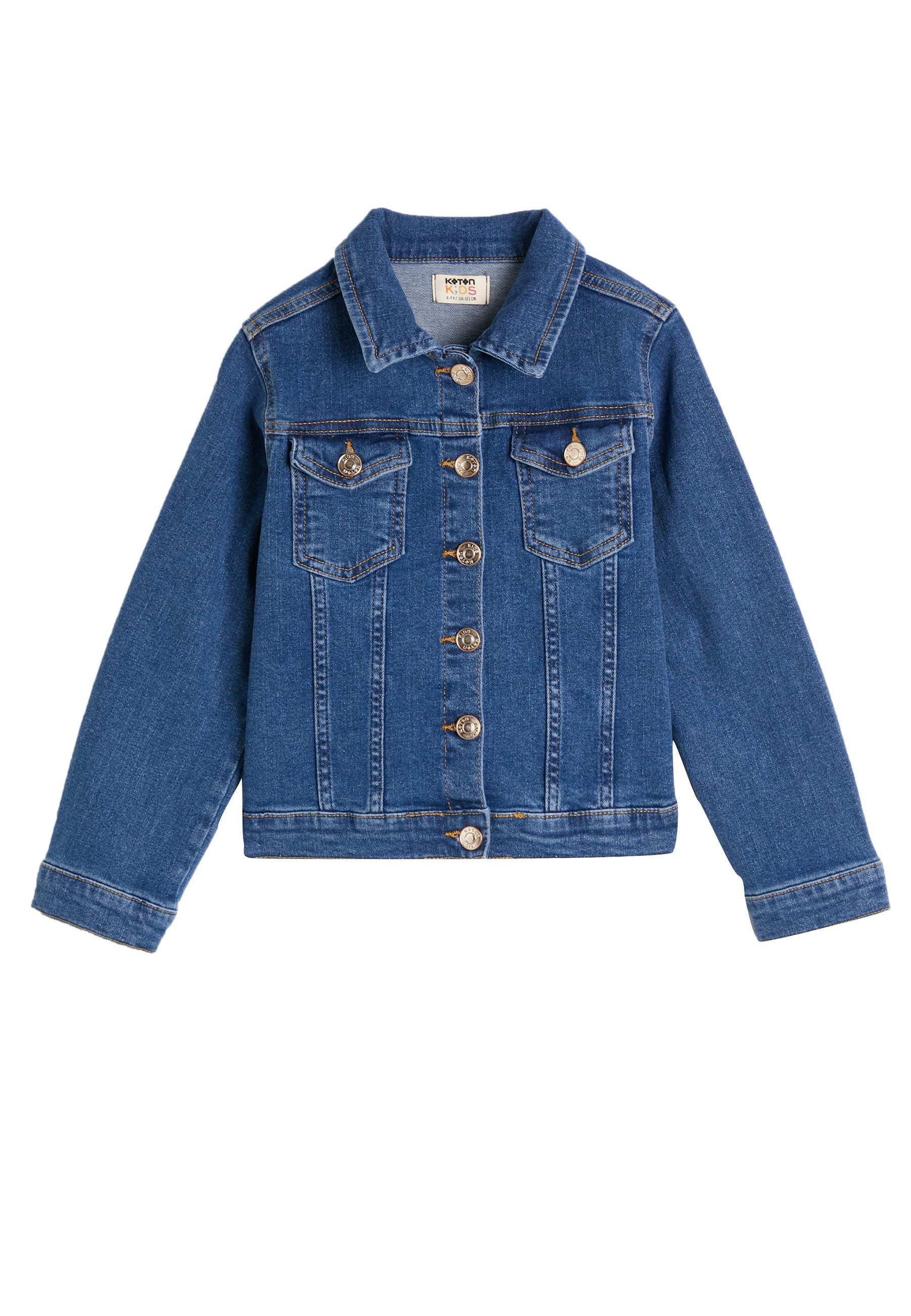 Koton Jeansblazer Denim Basic Jeansblazer