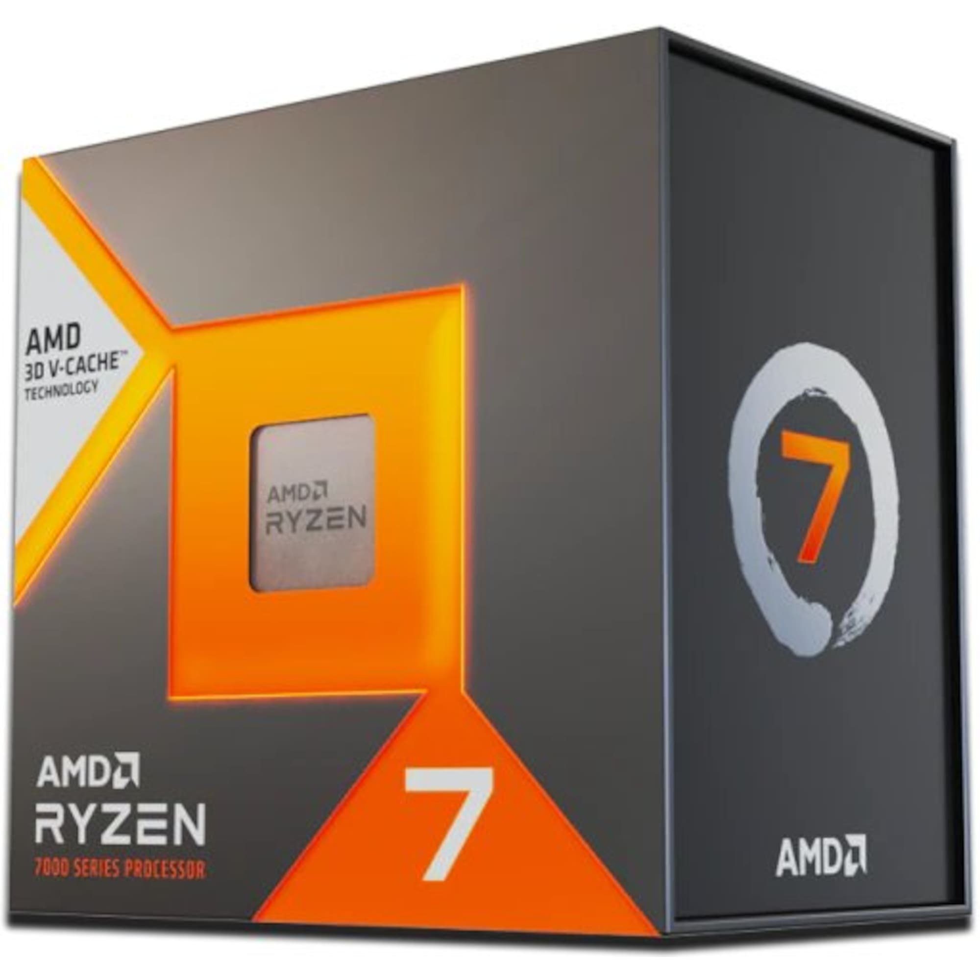 AMD Prozessor Ryzen 7 7800X3D Gaming CPU - 8 x 4,20 GHz - Sockel AM5, Turbo bis zu 5 GHz - 16 Threads - PCIe 5.0 - iGPU AMD Radeon Graphics