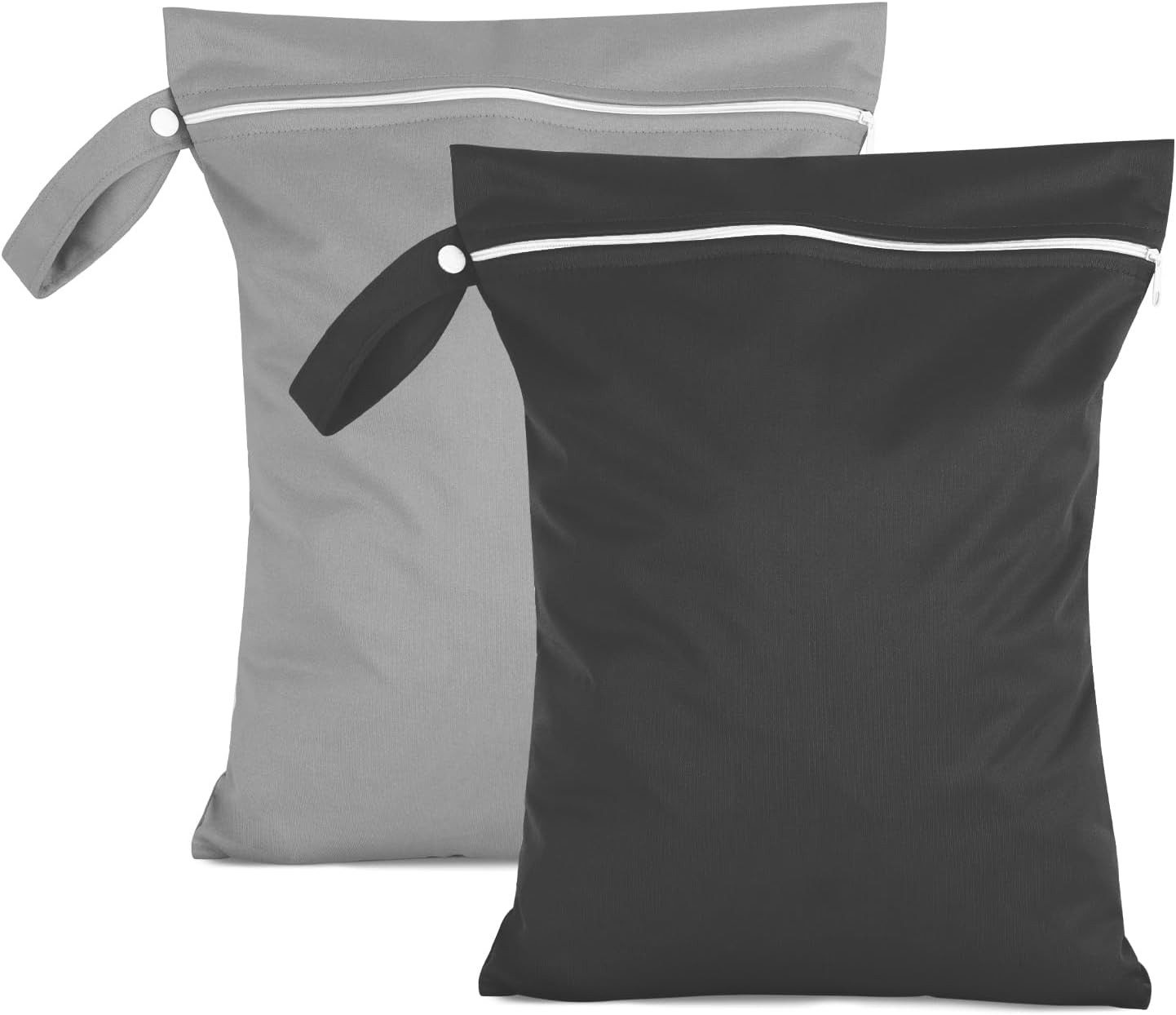 nsihing Wäschenetz 2 Stück Nasstasche,Wetbag Schwimmsachen wasserdichte Wet Bag,(Wiederverwendbar Schmutzige Kleidung Tasche Organiser mit Reißverschluss), für Badeanzüge, Strandtuch, Sportkleidung
