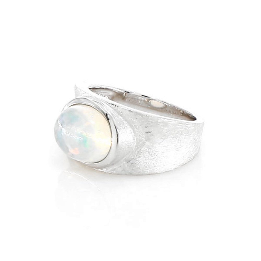 Cavill Solitärring Cavill Welo Opal Ring 1,55 Ct Sterlingsilber Ovaler Cabo günstig online kaufen