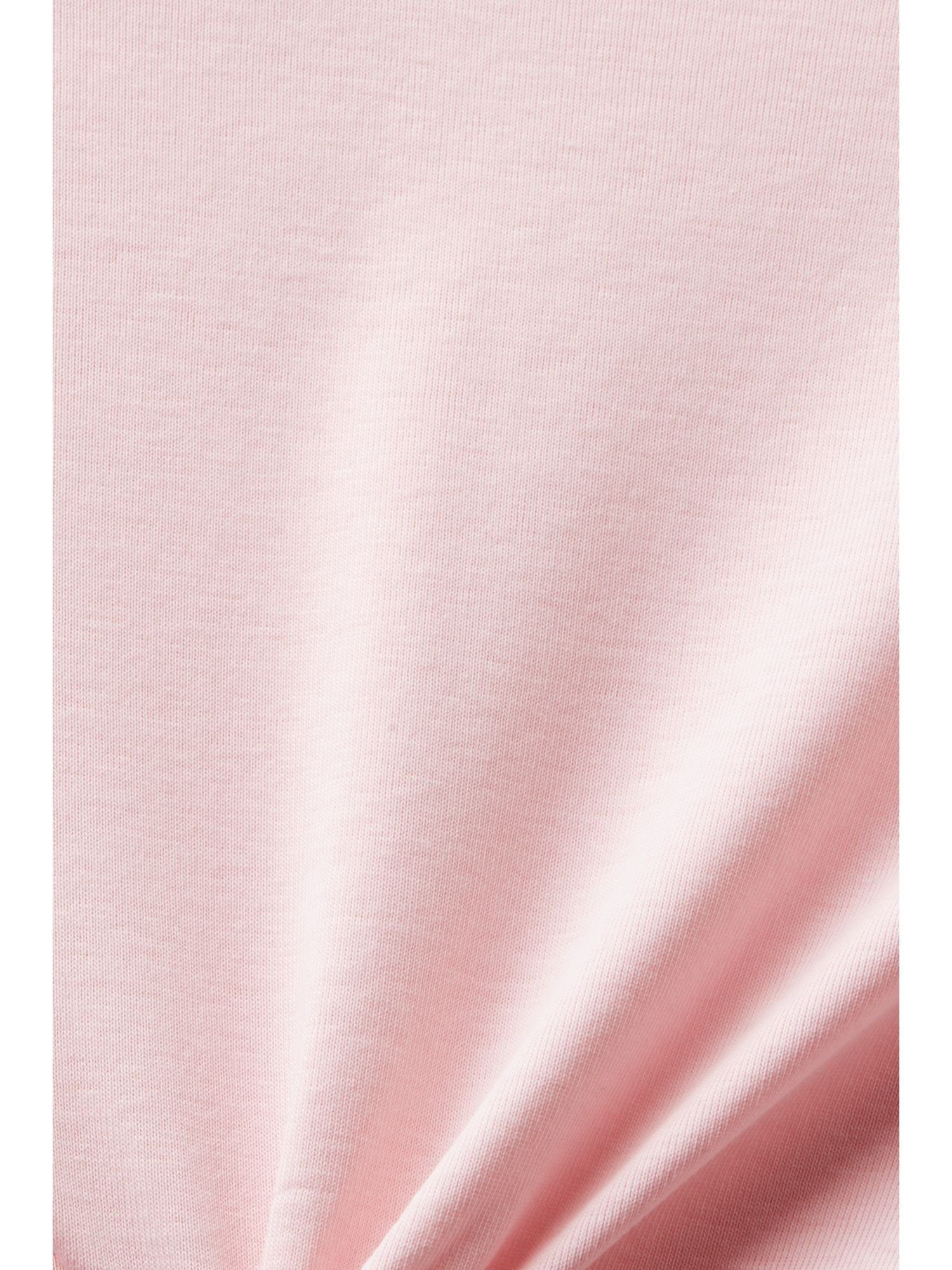 Kurzärmliges PASTEL PINK Esprit (1-tlg) Baumwoll-T-Shirt T-Shirt