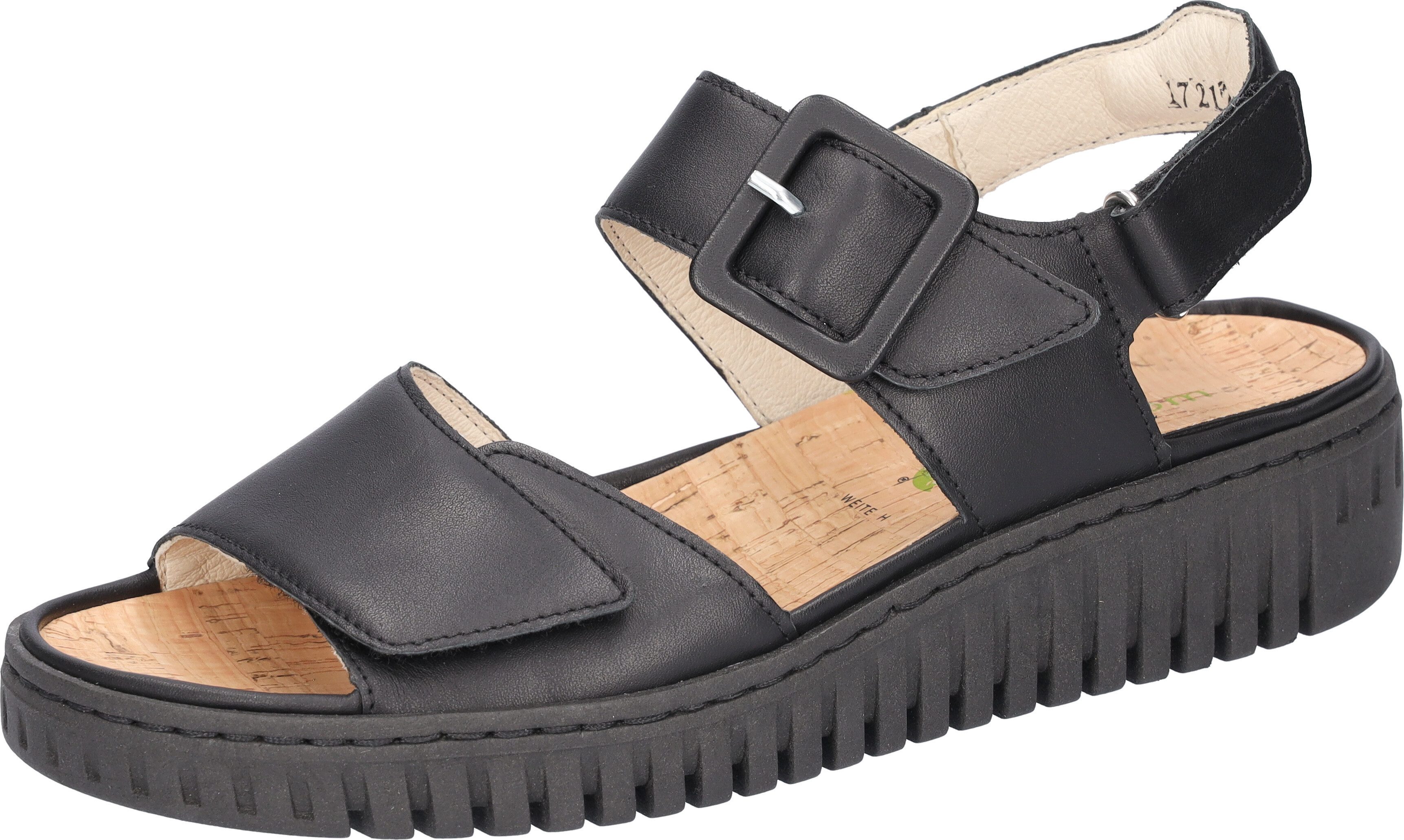 Waldläufer H-WILLOW Plateausandale Sommerschuh, Klettschuh, Bequemschuh günstig online kaufen