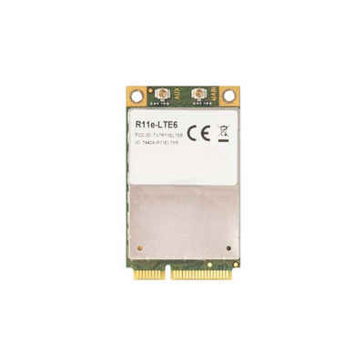 MikroTik R11E-LTE6 - 2G/3G/4G/LTE miniPCI-e-Karte mit 2x... Computer-Adapter