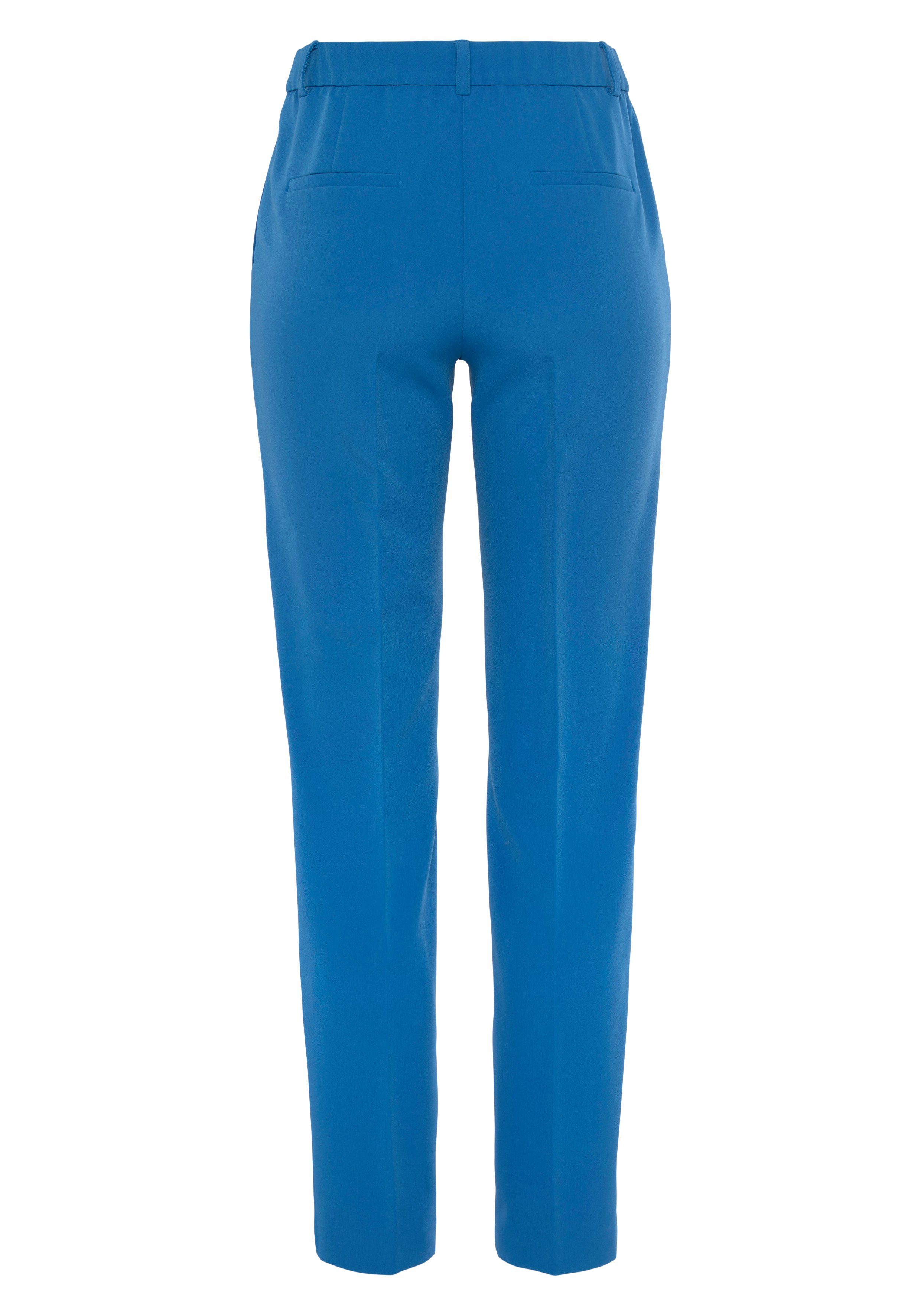 in Anzughose Trendfarben Tamaris acidblue Material) aus nachhaltigem (Hose