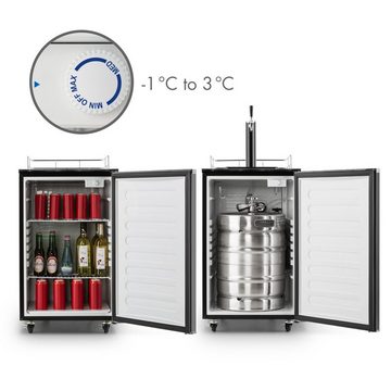 Klarstein Bierzapfanlage Big Spender Single Bierfass-Kühlschrank