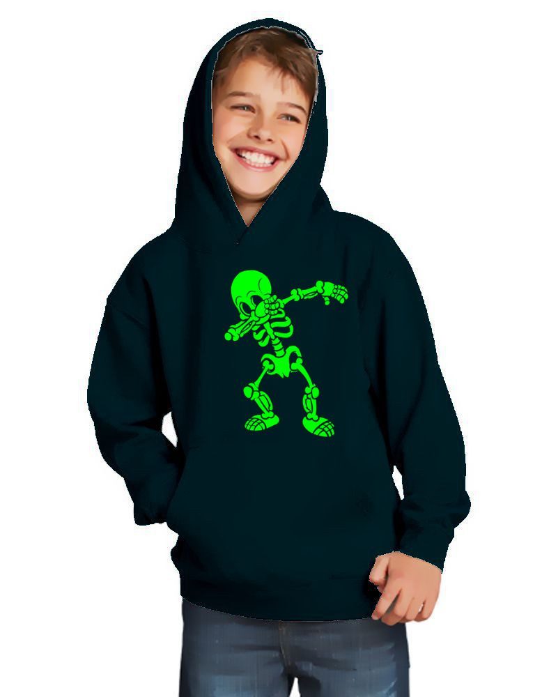 Hoodie Hoodie Dabbing Skelett Kapuzensweatshirt Pullover Sweatshirt