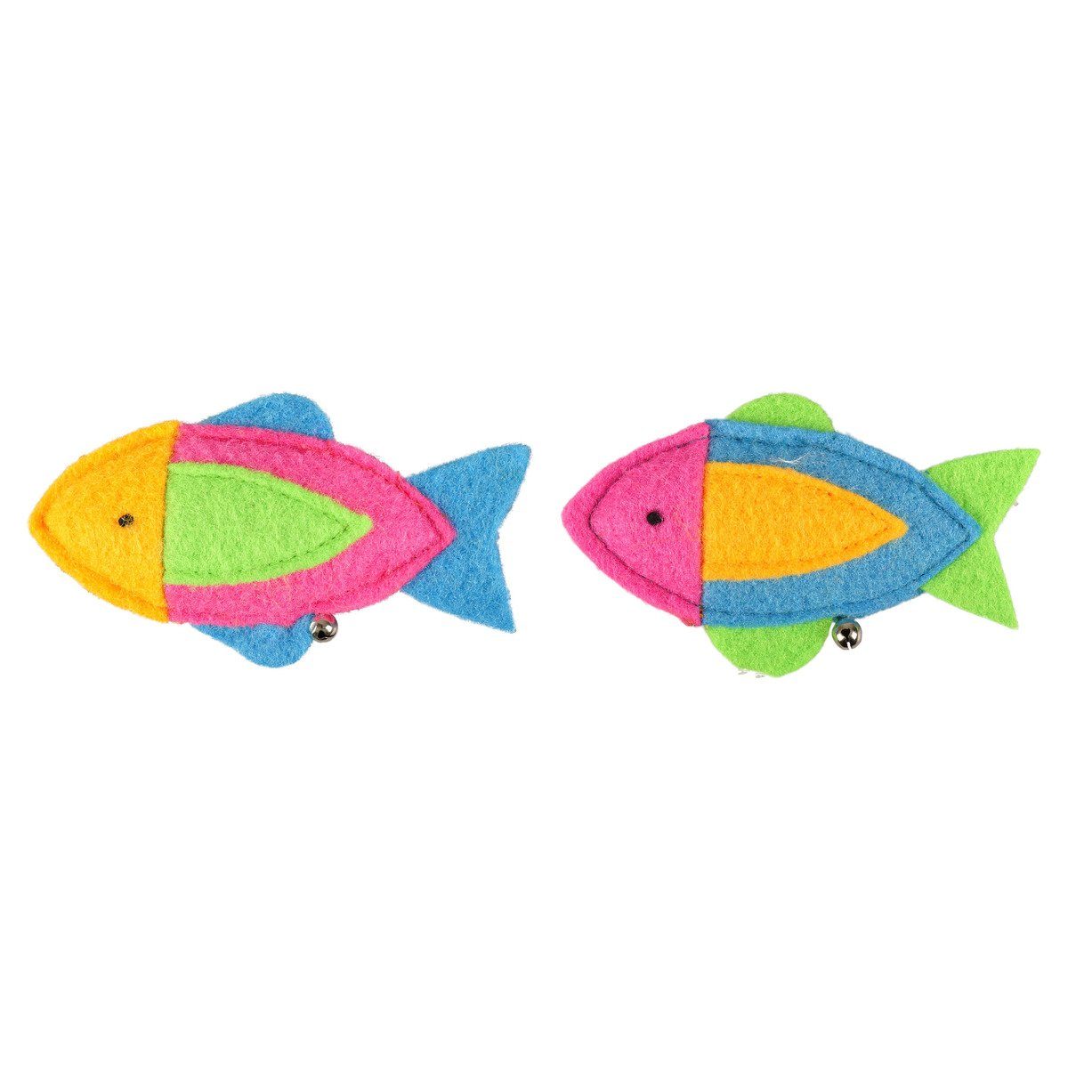 Flamingo Tierkuscheltier Katzenspielzeug Viny Fische mit Glocke