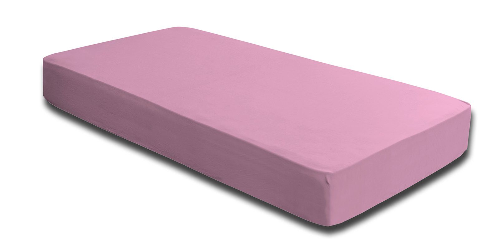 One Home Spannbettlaken Jersey, Jersey, Gummizug: rundum, (2 Stück), Double günstig online kaufen