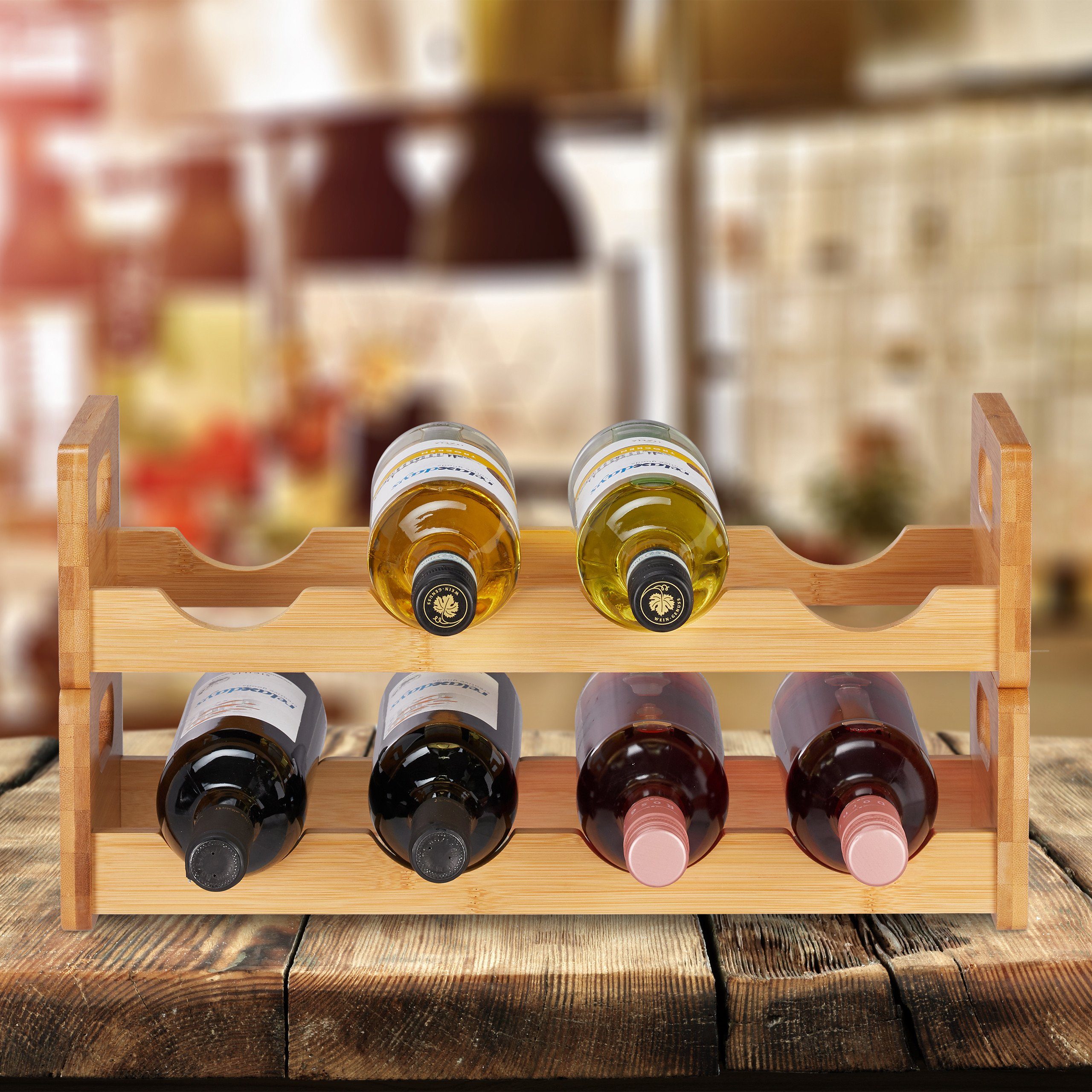 relaxdays Weinregal für 8 Flasche günstig online kaufen