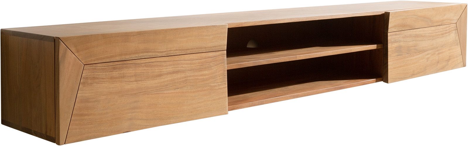 DELIFE Lowboard Kayu, Akazie Natur 200 günstig online kaufen