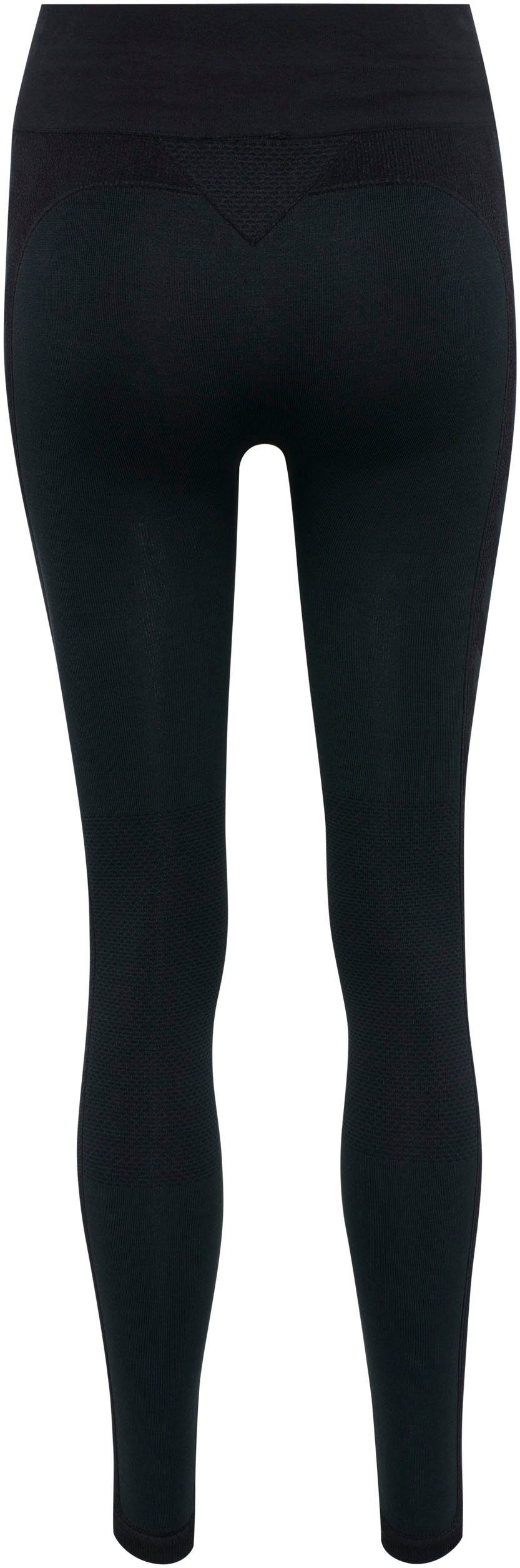 hummel Leggings HMLCLEA SEAMLESS MID WAIST TIGHTS dehnbarer Stoff, mit Mesh-Belüftung, feuchtigkeitsableitend